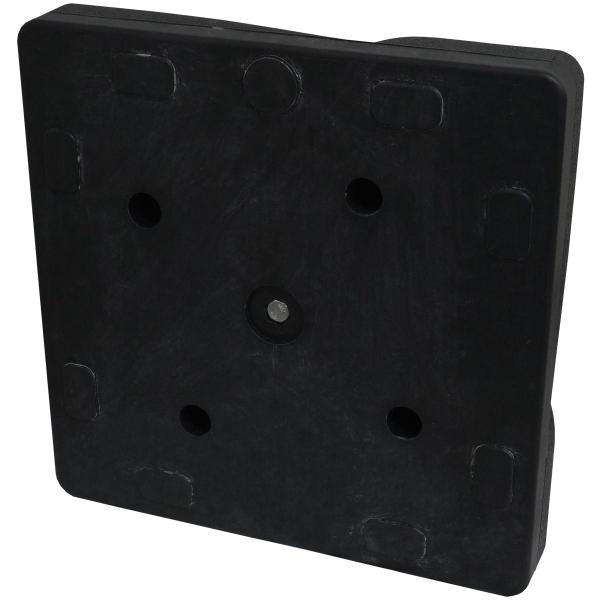 Imagem de Base para Ombrelone Quadrada 41x41cm 21Kg com Encaixe 33mm a 48mm Importway Iwbo-415