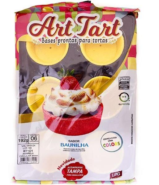 Imagem de Base para Torta Doce Amarelo BT101 8,4CM com 6 Unidades - Art Tart