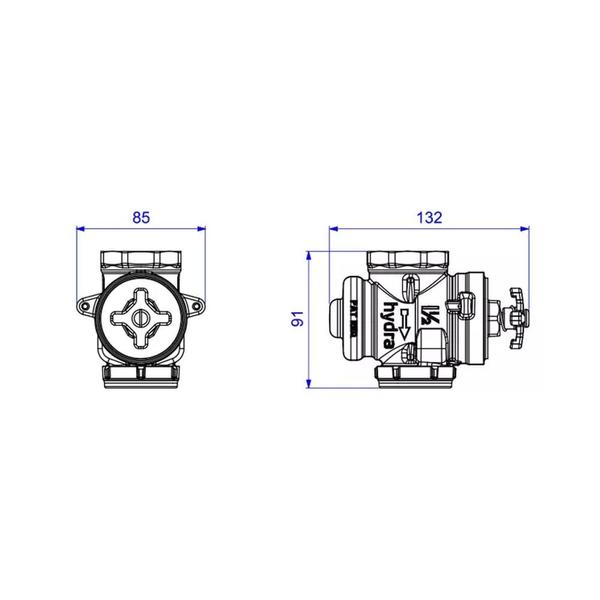 Imagem de Base para válvula de descarga 1 1/2 Hydra Max Bruto Deca