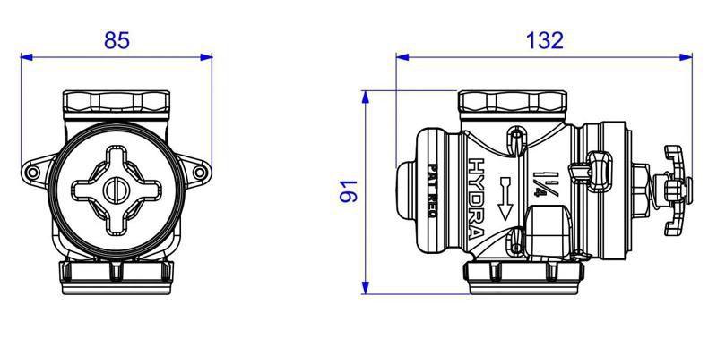 Imagem de Base para válvula de descarga 1 1/4" hydra max 4550.404