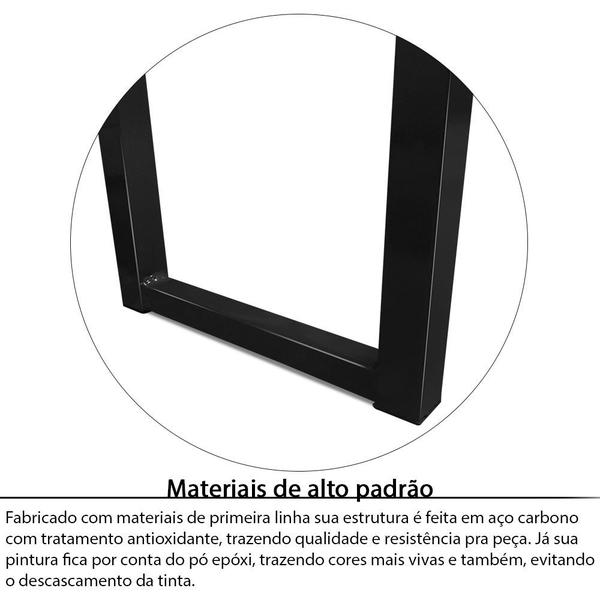 Imagem de Base Pés Para Aparador Mesa Para Tampos De Até 100cm X 25cm