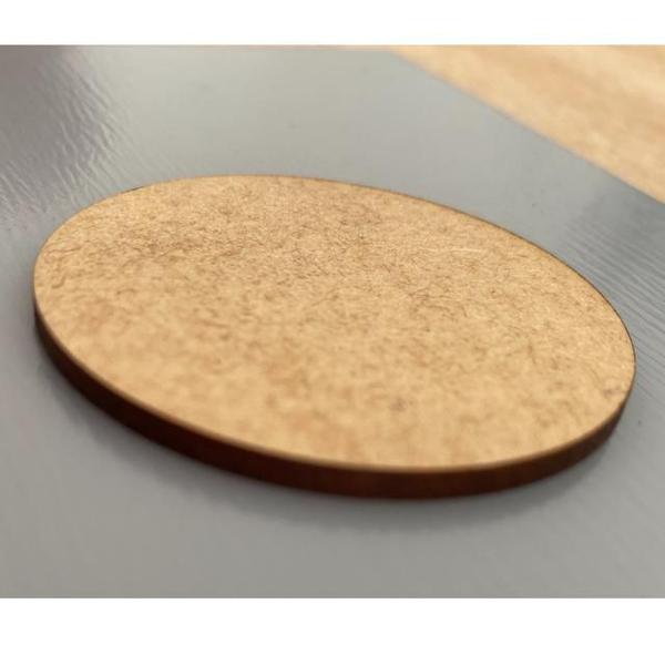 Imagem de Base Redonda Mdf Artesanato Biscuit Topo Bolo 2Cm - 50 Un