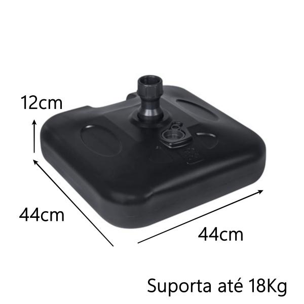 Imagem de Base Suporte Guarda Sol E Ombrelone Encher C/ Água Ou Areia