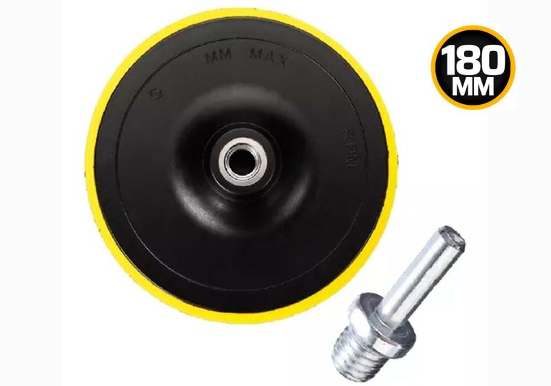 Imagem de Base Suporte Para Discos De Lixa 180mm Tipo Rosca M14