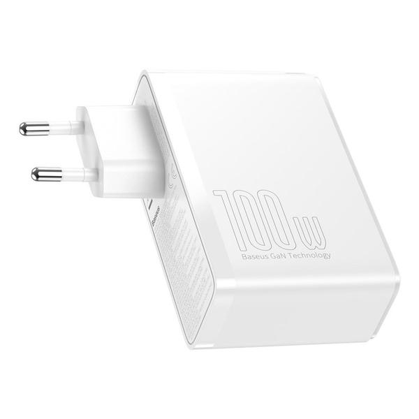 Imagem de Baseus Carregador 100W GaN2 Pro Quick Charger PD 4.0 2usb-c + 2-usb-a