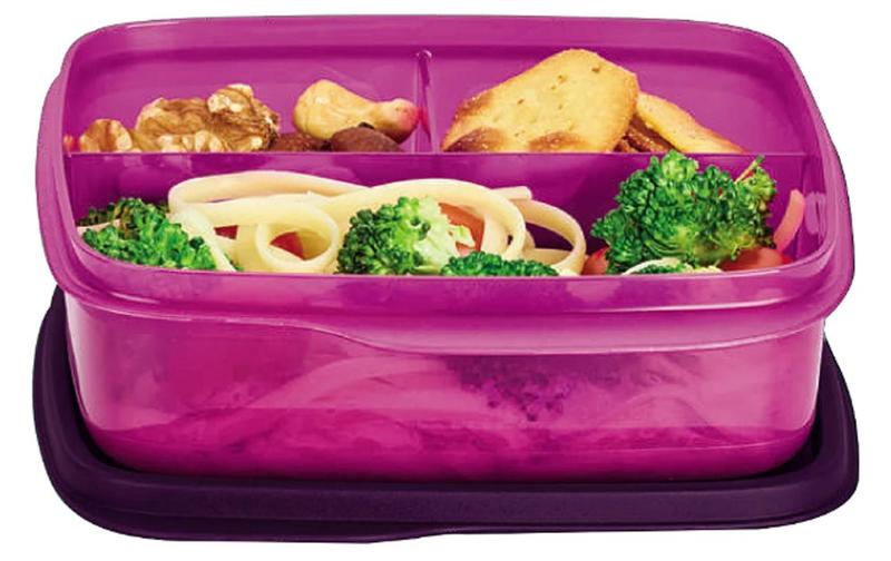 Imagem de Basic Line 550ml com divisórias Ametista Tupperware