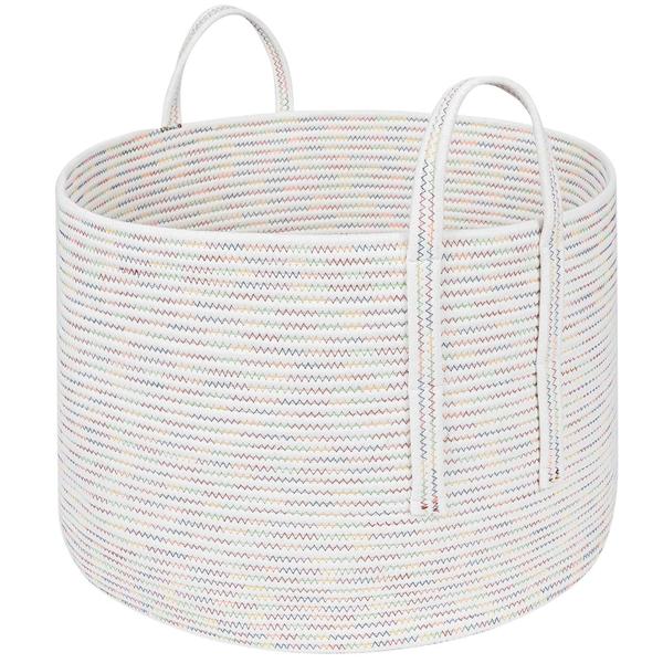 Imagem de Basket CubeSland Blanket Woven Rope Laundry 70L Storage