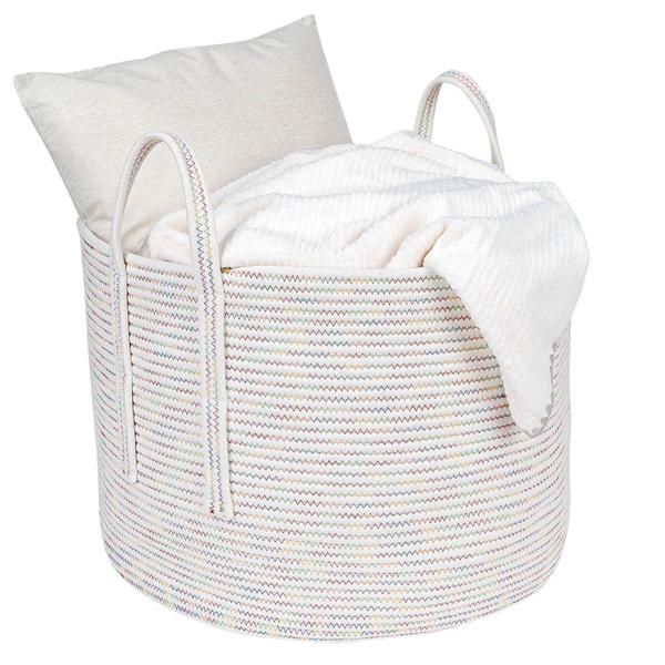 Imagem de Basket CubeSland Blanket Woven Rope Laundry 70L Storage