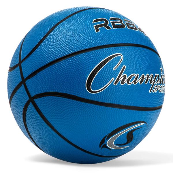 Imagem de Basketball Champion Sports Rubber tamanho intermediário 6 azul