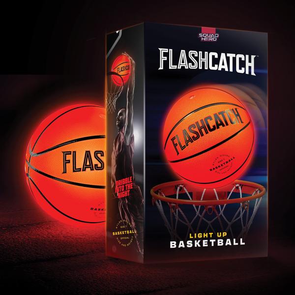 Basketball FlashCatch Light-up Glow in the Dark para crianças Imagem de Basketball FlashCatch Light-up Glow in the Dark para crianças