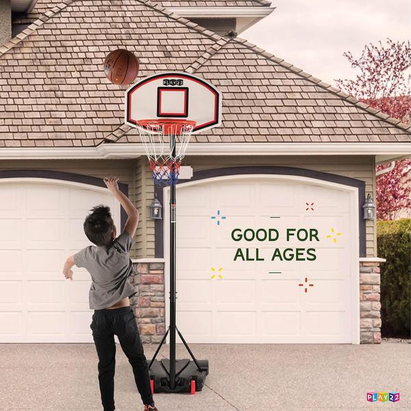 Imagem de Basketball Hoop Play22 Kids com altura ajustável 1,79-2,13 m