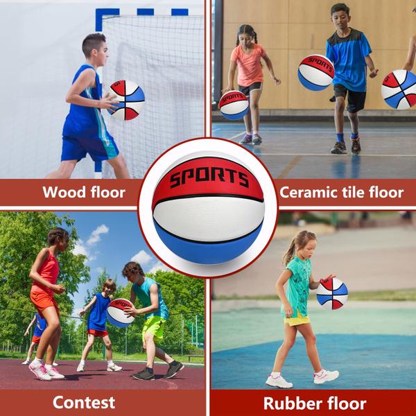 Basketball KUYOTQ Kids Toddler tamanho 4 Rubber Age 4-8 Imagem de Basketball KUYOTQ Kids Toddler tamanho 4 Rubber Age 4-8
