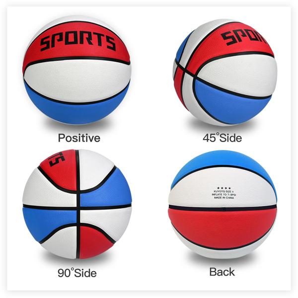 Basketball KUYOTQ Kids Toddler tamanho 4 Rubber Age 4-8 Imagem de Basketball KUYOTQ Kids Toddler tamanho 4 Rubber Age 4-8