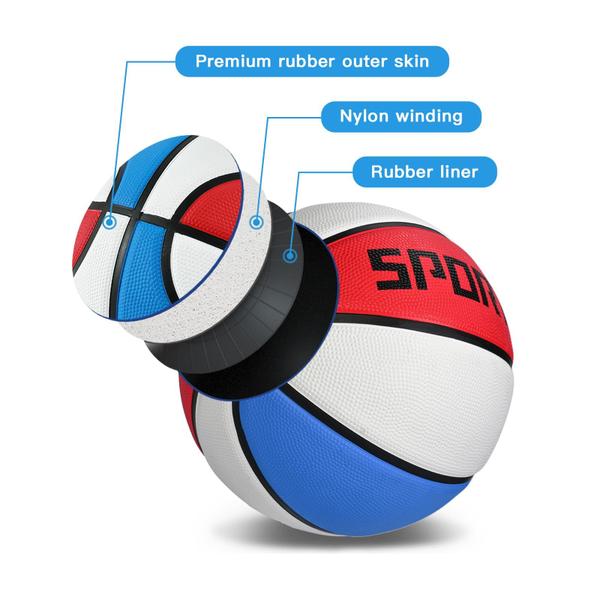 Basketball KUYOTQ Kids Toddler tamanho 4 Rubber Age 4-8 Imagem de Basketball KUYOTQ Kids Toddler tamanho 4 Rubber Age 4-8