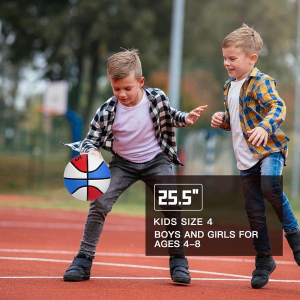 Basketball KUYOTQ Kids Toddler tamanho 4 Rubber Age 4-8 Imagem de Basketball KUYOTQ Kids Toddler tamanho 4 Rubber Age 4-8