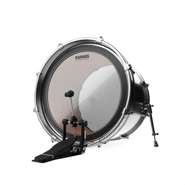 Imagem de Bass Drum Head Evans EMAD2 Clear 22" com sistema de amortecimento