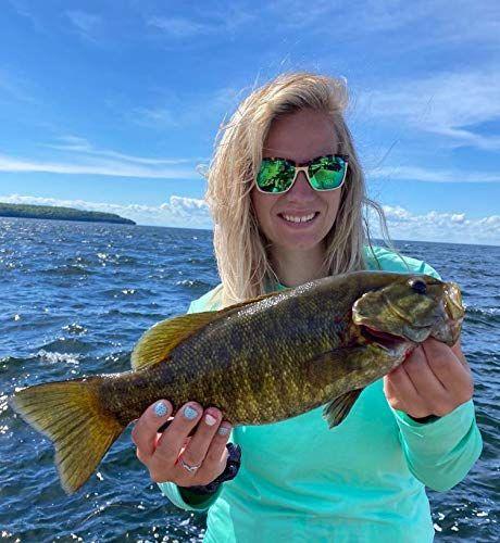 Imagem de BASSDASH Camiseta Longa para pesca e caminhada UPF 50+ proteção UV feminina cor menta