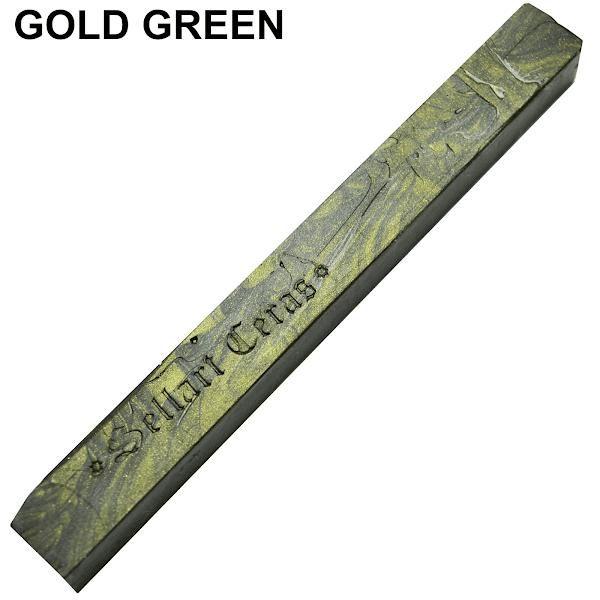 Imagem de Bastão Cera Para Lacre Flexível golden green 2 peças