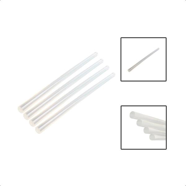 Bastão Cola Quente Hot Melt 4 Tubos 11,2Mmx300Mm (1Cmx30Cm) - EDA Imagem de Bastão Cola Quente Hot Melt 4 Tubos 11,2Mmx300Mm (1Cmx30Cm)