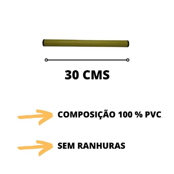 Imagem de Bastão de Revezamento Atletismo Treinamento Funcional Barreira 30cms PVC