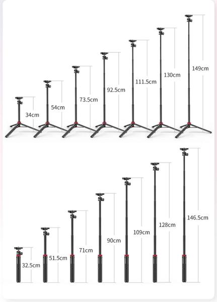 Imagem de Bastão Extensor Com Tripé Para Câmeras E Celulares MT-44 Ulanzi