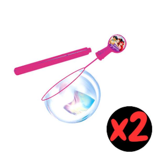 Imagem de Bastão Kit 2 Bolhas de Sabão Bubble Stick Princesas Disney