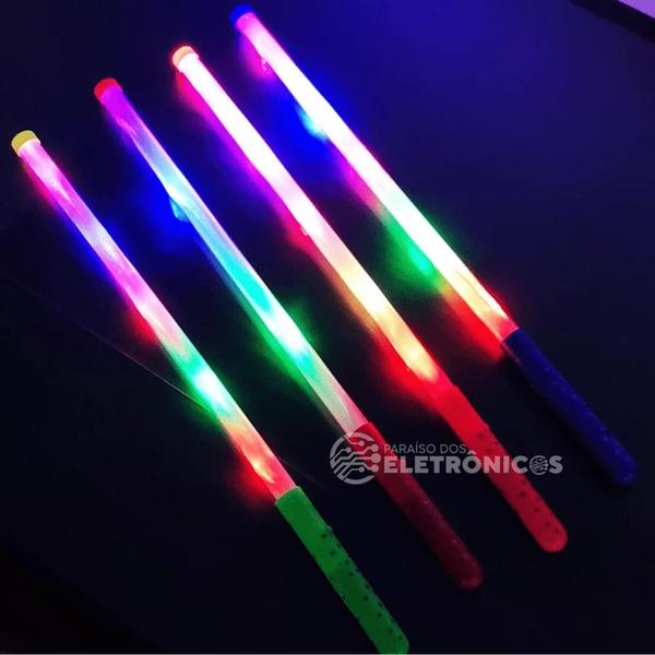 Imagem de Bastão LED Varinha Mágica Colorido Pisca Iluminados Para Baladas Casamentos Festa Eventos  ST807