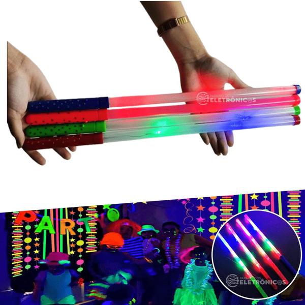 Imagem de Bastão LED Varinha Mágica Colorido Pisca Iluminados Para Baladas Casamentos Festa Eventos  ST807