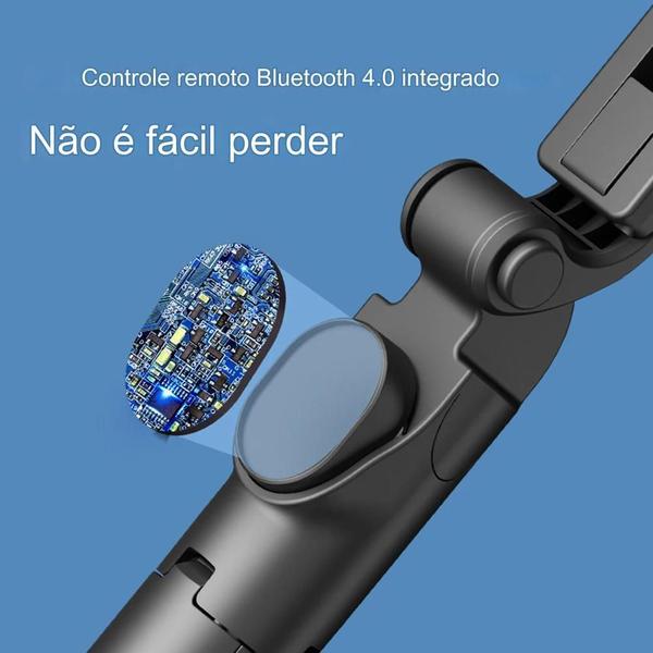 Imagem de Bastão Pau De Selfie Bluetooth Xt-02 Retrátil Suporte Tripé