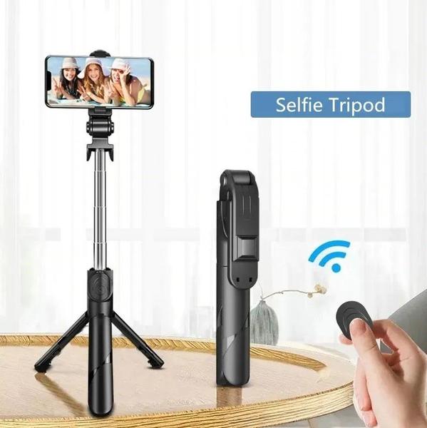 Imagem de Bastao Pau Selfie Tripe Controle Bluetooth Celular E Camera