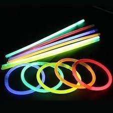 Imagem de Bastão Pulseira Brilho Neon Tubo Com 100 unidades