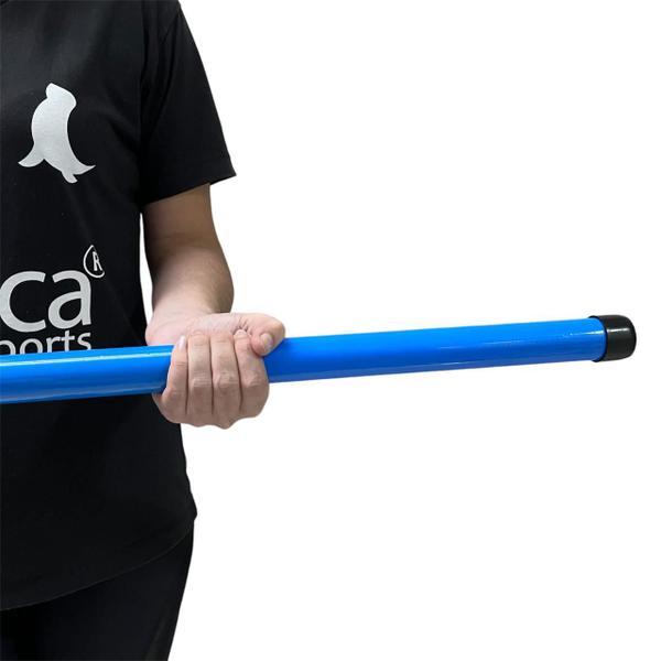 Bastão PVC Fisioterapia Hidroginástica Peso 2kg DF7001-2 Dafoca Sports Azul Royal Imagem de Bastão PVC Fisioterapia Hidroginástica Peso 2kg DF7001-2 Dafoca Sports Azul Royal