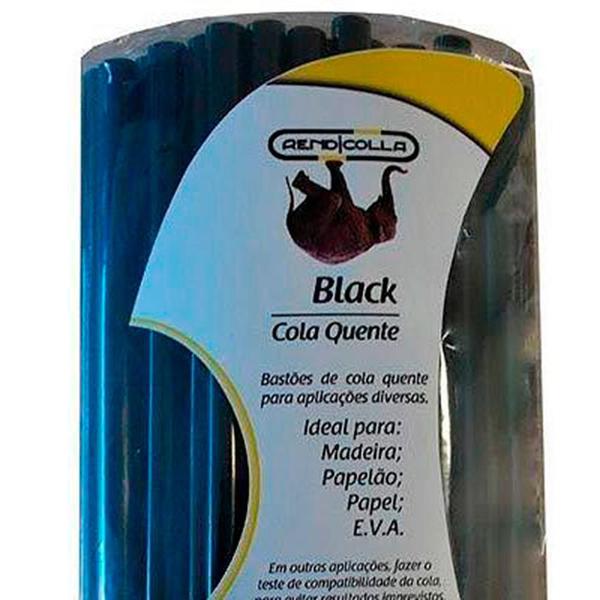 Bastão Refil Cola Quente 7,5MM Silicone Fino 500G Black RENDICOLLA Imagem de Bastão Refil Cola Quente 7,5MM Silicone Fino 500G Black RENDICOLLA