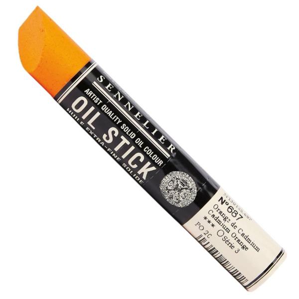 Imagem de Bastão Tinta Óleo Sennelier Extra Fine 38ml 687 Cadm Orange