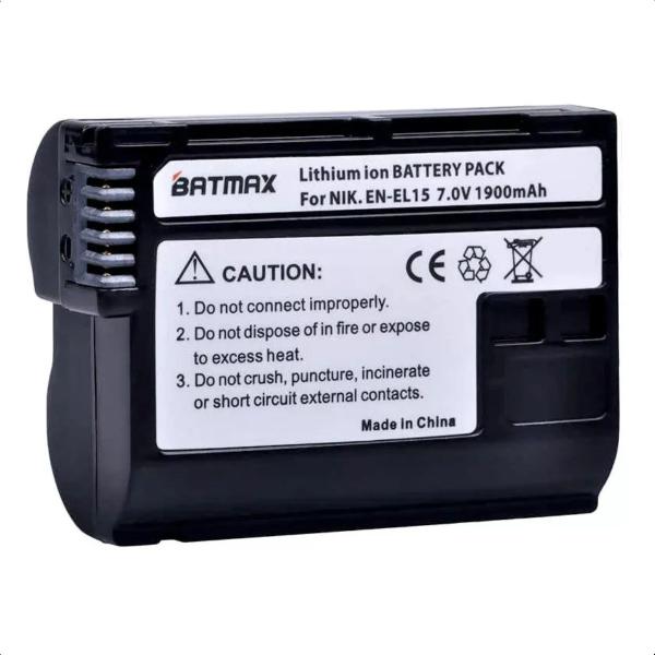 Bat Eria En-el15 1900mah Batmax P Nikon D7200 D850 D810 D750 Imagem de Bat Eria En-el15 1900mah Batmax P Nikon D7200 D850 D810 D750