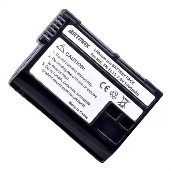 Bat Eria En-el15 1900mah Batmax P Nikon D7200 D850 D810 D750 Imagem de Bat Eria En-el15 1900mah Batmax P Nikon D7200 D850 D810 D750