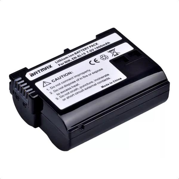 Bat Eria En-el15 1900mah Batmax P Nikon D7200 D850 D810 D750 Imagem de Bat Eria En-el15 1900mah Batmax P Nikon D7200 D850 D810 D750