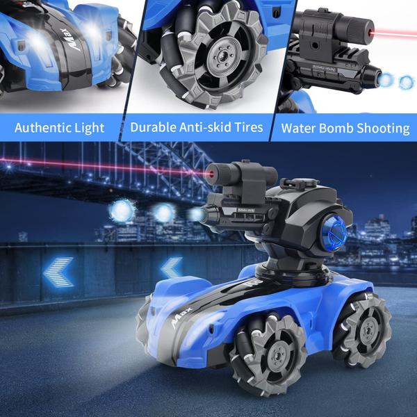 Imagem de Batalha de controle remoto RC Tank Car Toy PREPOP com bombas de água