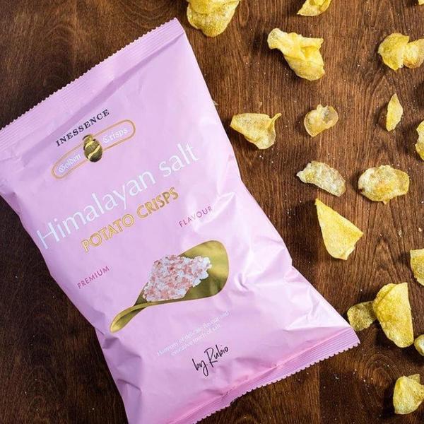 Batata Chips Com Sal Rosa Himalaia Rubio 125G Imagem de Batata Chips Com Sal Rosa Himalaia Rubio 125G