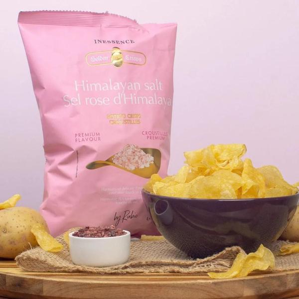 Batata Chips Com Sal Rosa Himalaia Rubio 125G Imagem de Batata Chips Com Sal Rosa Himalaia Rubio 125G