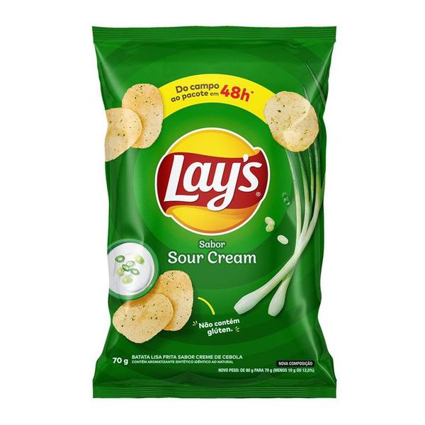 Imagem de Batata elma Chips Lays Creme de Cebola 70g