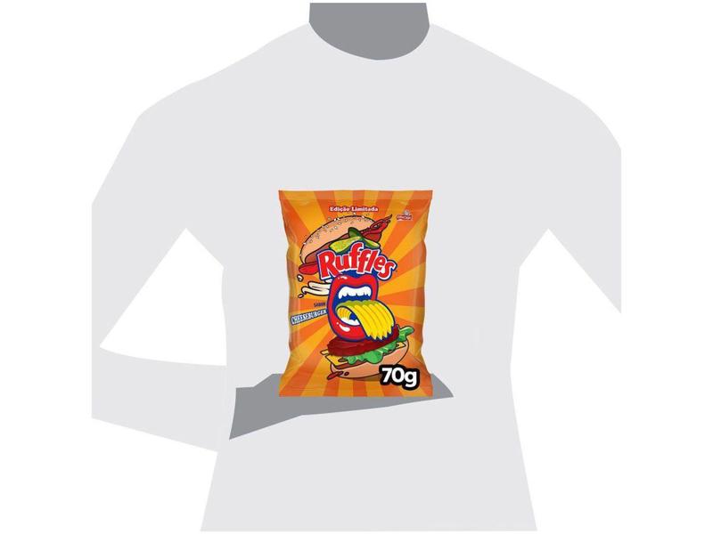 Batata Lanchonete Ruffles Hamburguer 70g Imagem de Batata Lanchonete Ruffles Hamburguer 70g