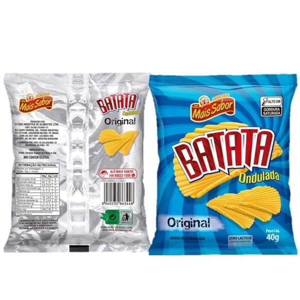 Imagem de Batata Onda Mais Sabor Tradicional 40g 20un