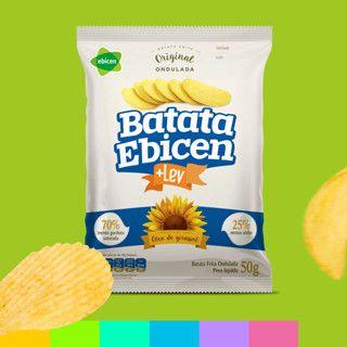 Imagem de Batata Ondulada Óleo De Girassol 40g Ebicen