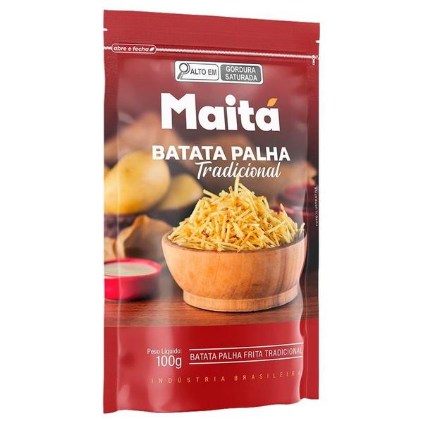 Batata Palha Maitá Gourmet 24x100g Imagem de Batata Palha Maitá Gourmet 24x100g