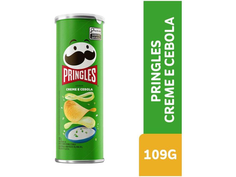 Imagem de Batata Pringles Creme e Cebola 109g