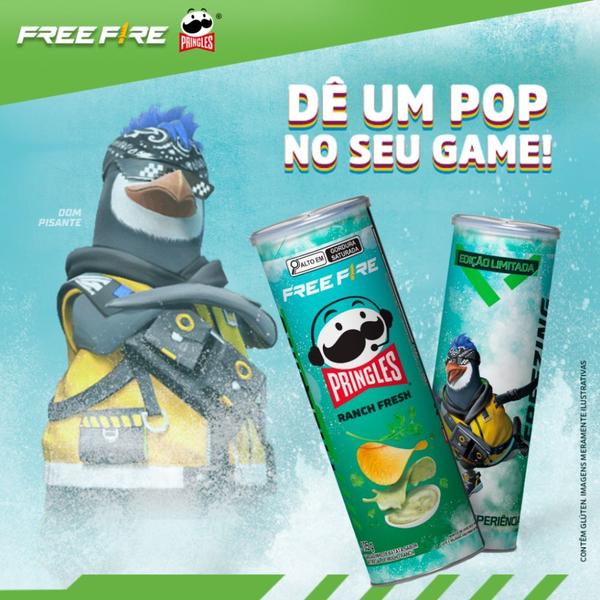 Imagem de Batata Pringles Free Fire Ranch Fresh 105g