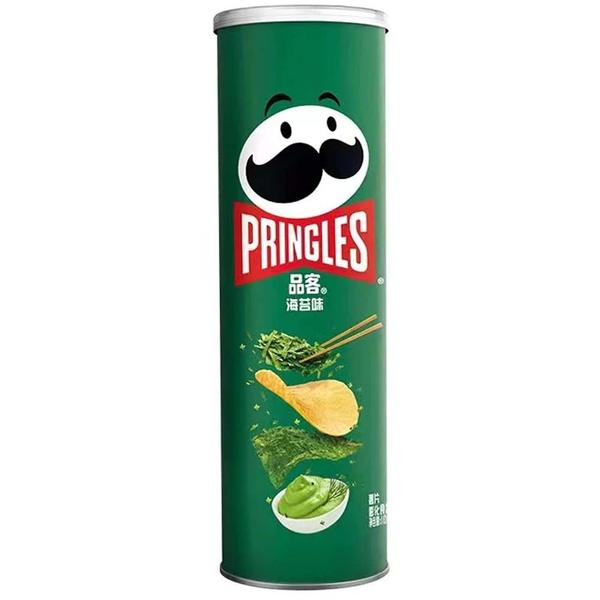 Imagem de BATATA PRINGLES SEAWEED SABOR ALGA MARINHA IMPORTADA 110g