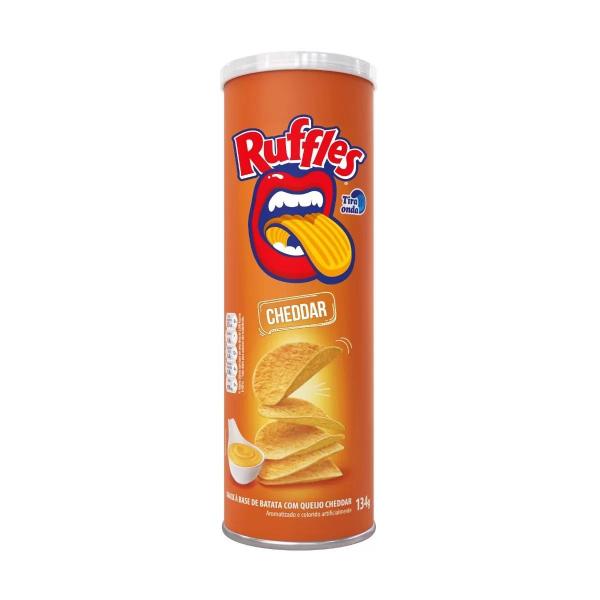 Batata Ruffles Lata Tira Onda Cheddar - 134gr - Elma Chips Imagem de Batata Ruffles Lata Tira Onda Cheddar - 134gr - Elma Chips