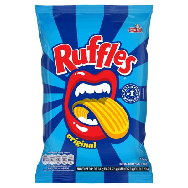 Batata Ruffles Original 76g Elma Chips Imagem de Batata Ruffles Original 76g Elma Chips